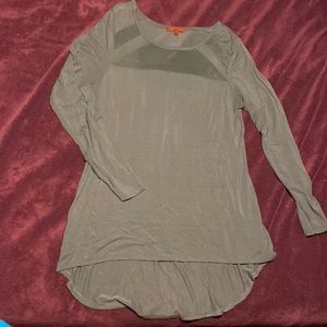 Gray Long Sleeve Tunic